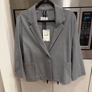 Zara Plaid Blazer